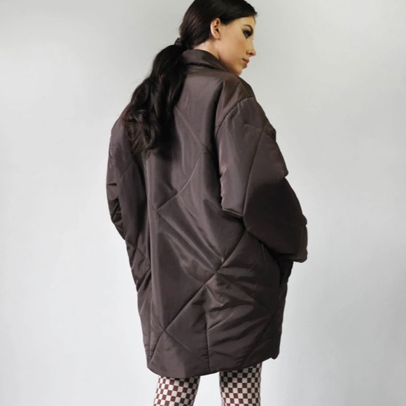 Oversized Button Down Parka - Picture 3 of 3